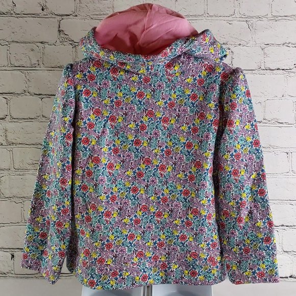 'GAP' FLORAL FLEECE LOGO HOODIE FULL~ZIP JACKET - Picture 2 of 16